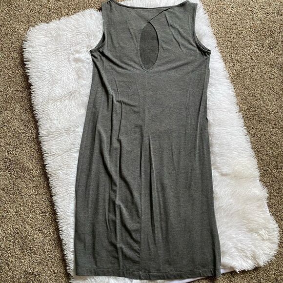 Kenar Dress Sleeveless Gray Stretch Open Back Casual Comfy Women’s Size XS - Picture 2 of 7